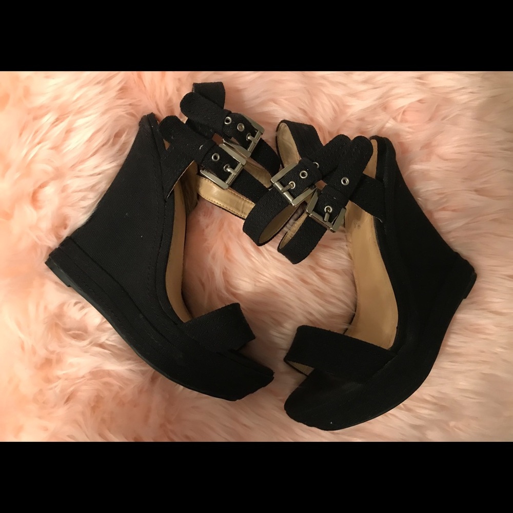 *Final Markdown*Double Strapped Wedge